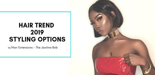 2019 Hair Trends Styling Guide : The Jaw-line Blunt Bob