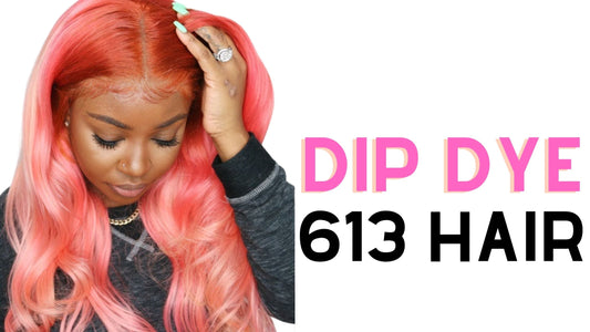 Take  Your 613 Blonde Hair Extensions to Adore Hair Dye Level - Easy Dip Color How To