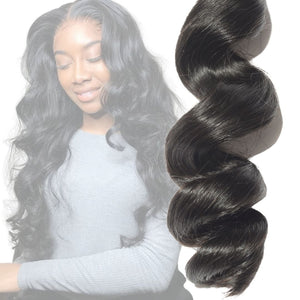 Virgin Brazilian Hair Bundle And Closure Sets - Texture Matching Service