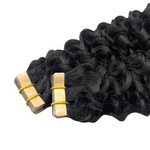 Brazilian Tape In Hair Extensions -100 Grams -  Kinky Curly