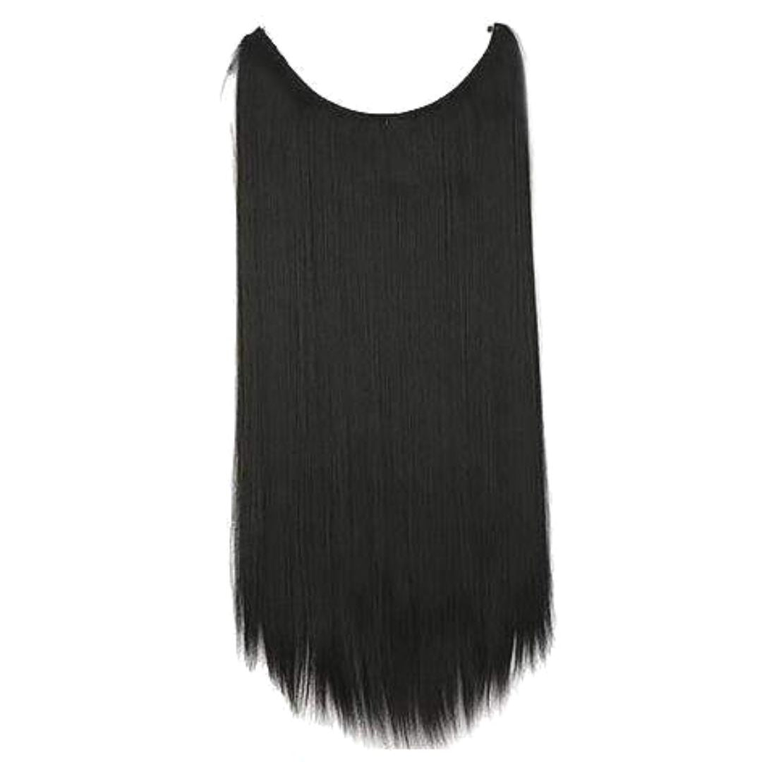 Brazilian Halo Hair Extensions - Straight Style